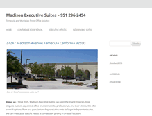 Tablet Screenshot of madisonexecutivesuites.com